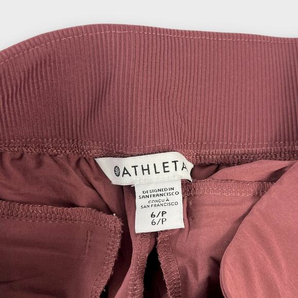 Athleta Brooklyn Mid Rise Ankle Pant in Tawny Rose Size 6 Petite - Picture 4 of 8